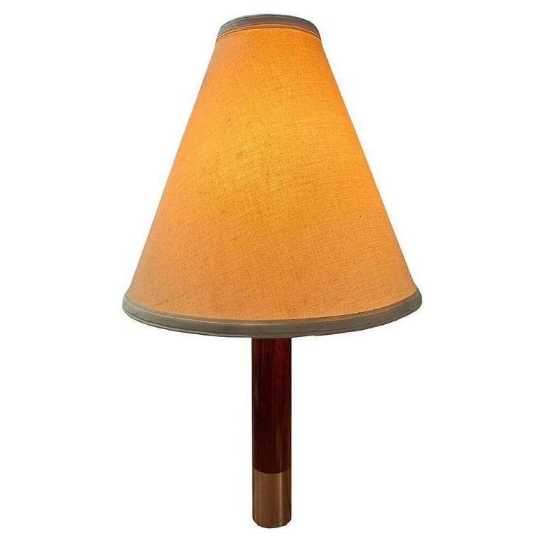 Nickel BÃ¡sica M2 Table Lamp by Santiago Roqueta For Santa & Cole w/ Large Shade - 2