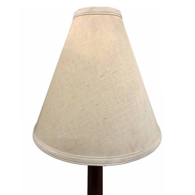 Nickel BÃ¡sica M2 Table Lamp by Santiago Roqueta For Santa & Cole w/ Large Shade - 6