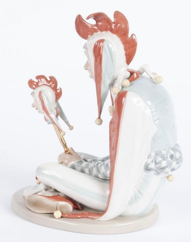 Norman Rockwell Court Jester Statue by LladrÃ³ Porcelain, Ltd 1234/5000 - 4
