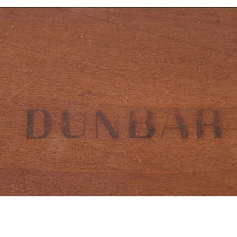Pair of Teak and Mahogany Mid Century Nightstands by Edward Wormley for Dunbar - 5