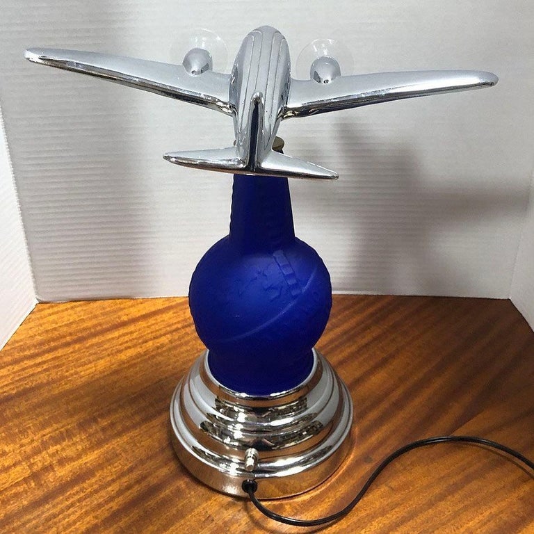 Neo Art Deco 1939 New York World's Fair DC-3 Airplane Lamp Derico, Rick RamÃ­rez - 12