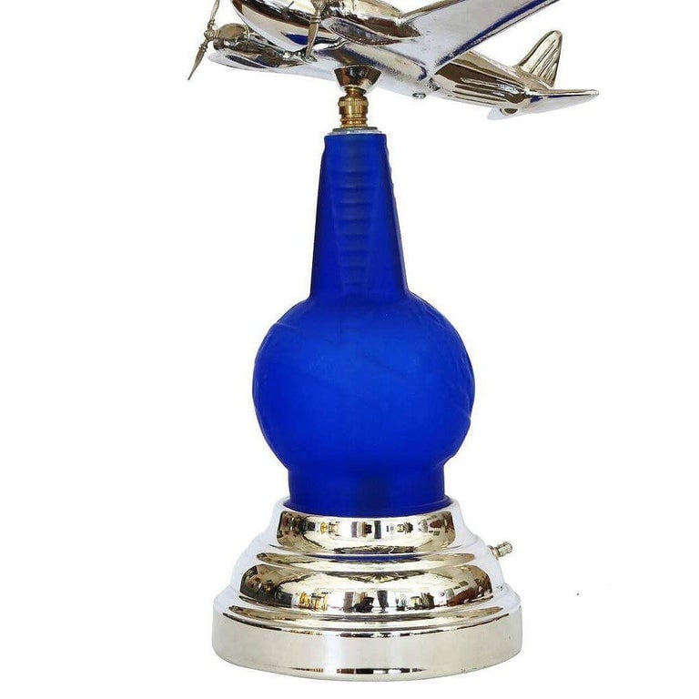 Neo Art Deco 1939 New York World's Fair DC-3 Airplane Lamp Derico, Rick RamÃ­rez - 2