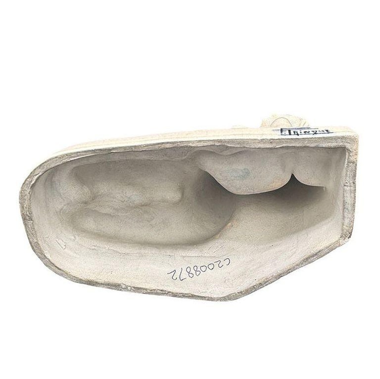 French Art Deco Nude Female Ceramic Sculpture signed by F. Trinque - 7