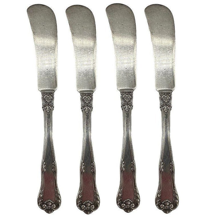 Edwardian "Regent" 16 piece Fork/Knife Silver Plate Silverware Set by Gorham - 6