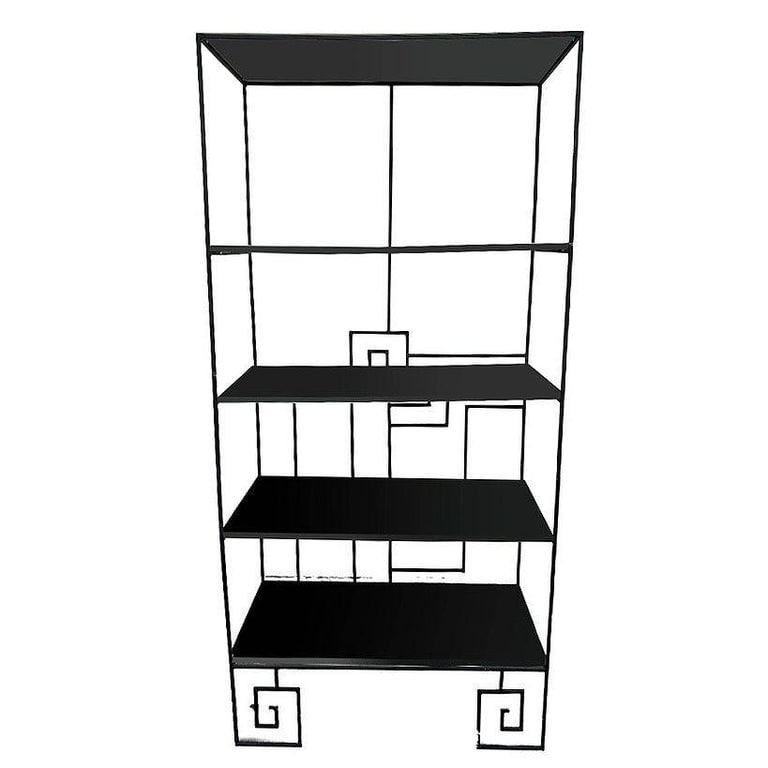 â€˜Biltmoreâ€™ Wrought Iron Etagere by Marina McDonald for Jazz - 3