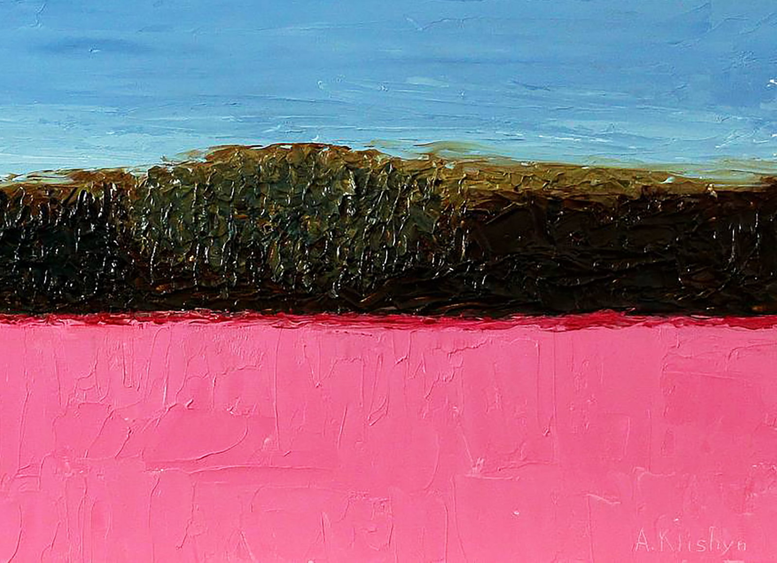 Oil painting Flower field Andriy Klishyn - 5