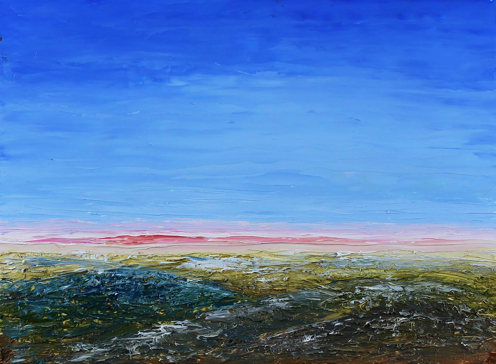 Oil painting Northern landscape Andriy Klishyn: Title: Oil painting Northern landscape Andriy Klishyn Description: 64KLISH Painter: Andriy Klishyn Size: 30x40 cm/11.81x15.74 inches Components: oil, dvp Original painting CONDITION: excellent ARTIST: