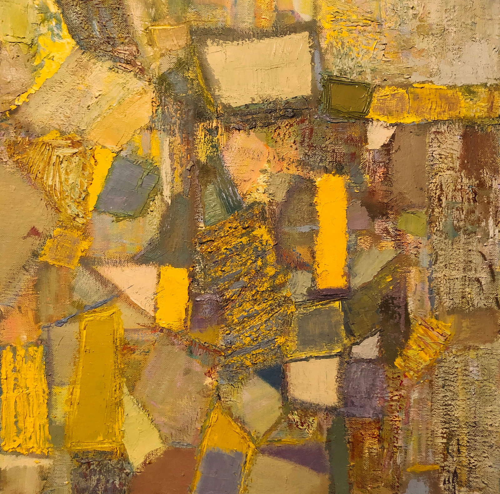 Oil painting Voices of the Yellow Light Alexey Rubanov (1 of 5)