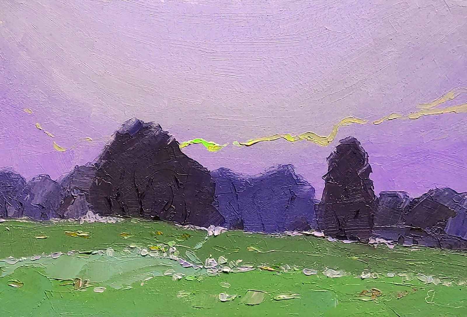 Oil painting Silence Yaroslav Savchyn: Title: Oil painting Silence Yaroslav Savchyn Description: 50SAVCH Painter: Yaroslav Savchyn Size: 20x30 cm/7.87x11.81 inches Components: oil, canvas on cardboard Original painting CONDITION: