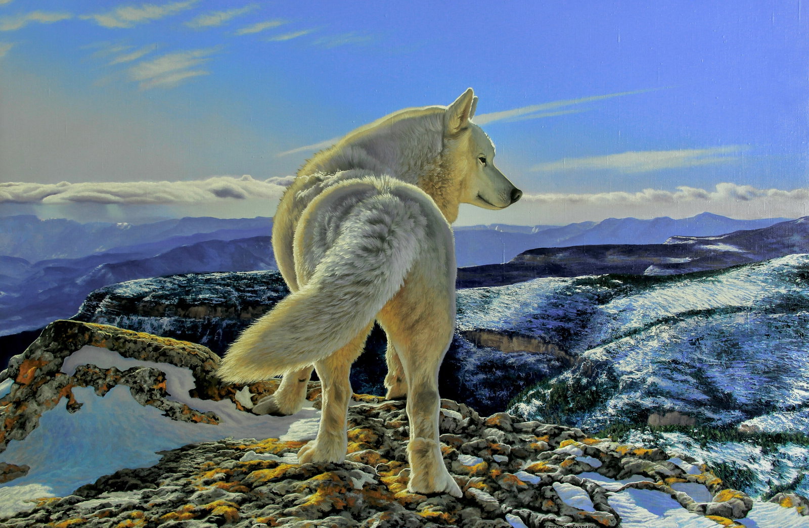 Oil painting Breath of the Mountains Kateryna Bukuros: Title: Oil painting Breath of the Mountains Kateryna Bukuros Description: 17BUKUR Painter: Kateryna Bukuros Size: 80?120 cm/31.49x47.24 inches Components: oil, canvas Original painting CONDITION: