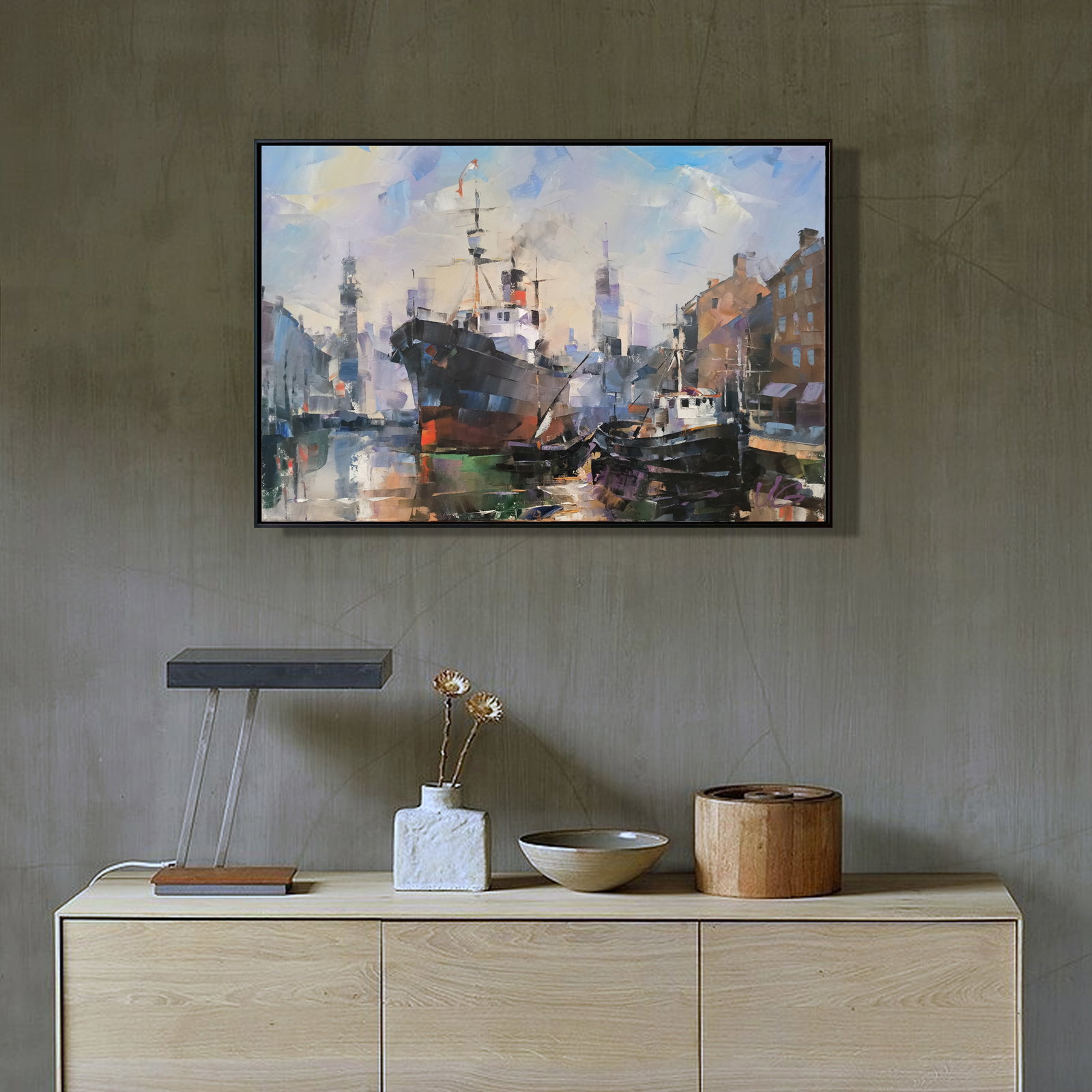 Oil painting New contours Volodymyr Gluhomanyuk - 3