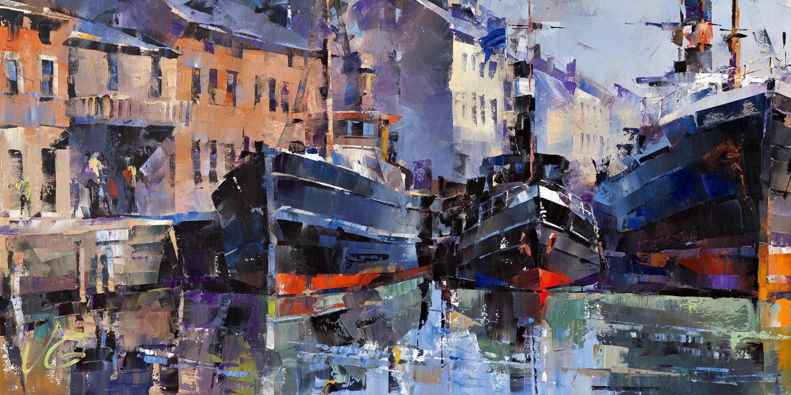 Oil painting Morning Glow Volodymyr Gluhomanyuk - 5