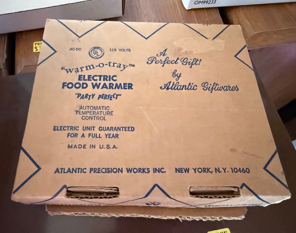 Vintage Atlantic Giftwares "Warm-O-Tray" Electric Food Warmers, 3 each - 3