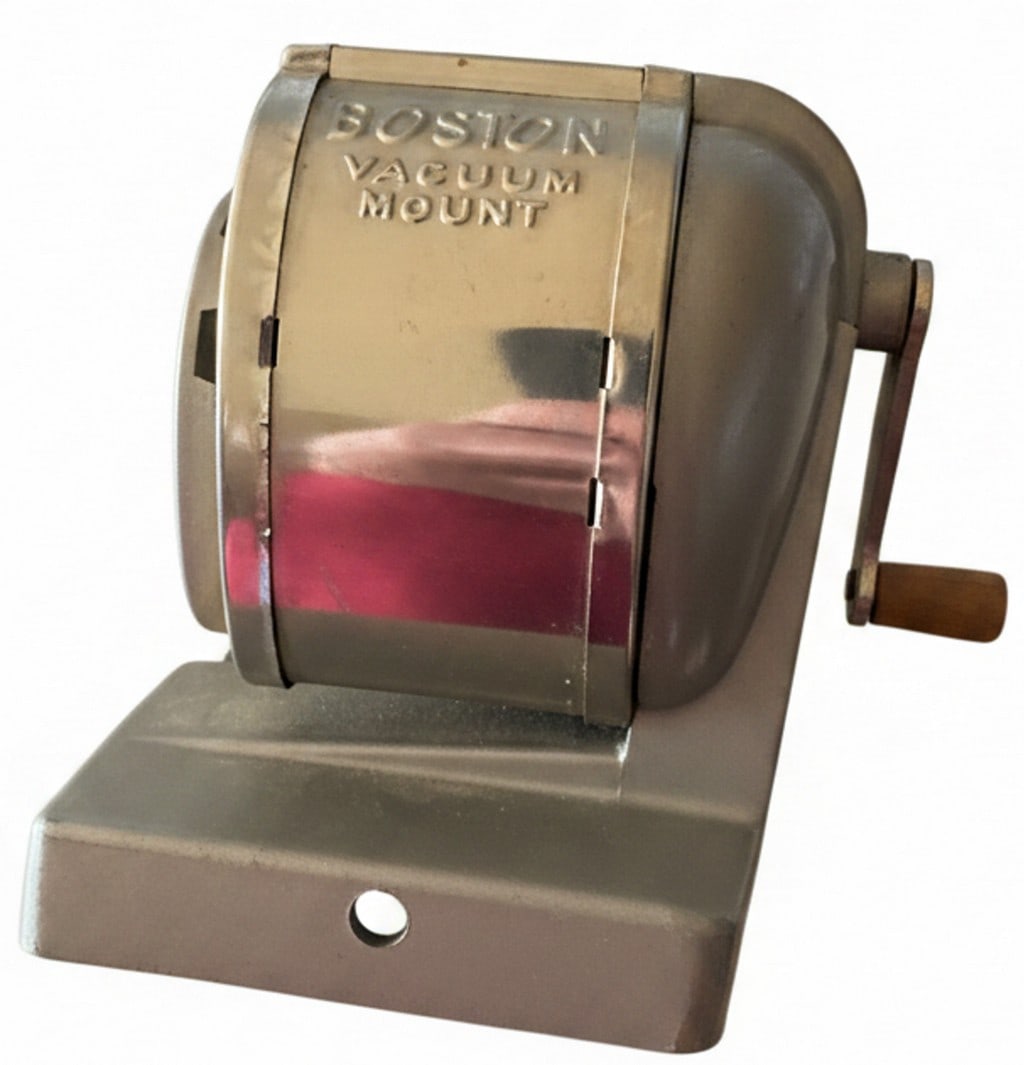 Vintage Boston Vacuum Mount Pencil Sharpener (1 of 1)