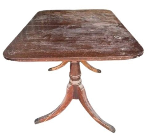 Traditional Style Mahogany Drop Leaf Pedestal Dining Table (1 of 6)