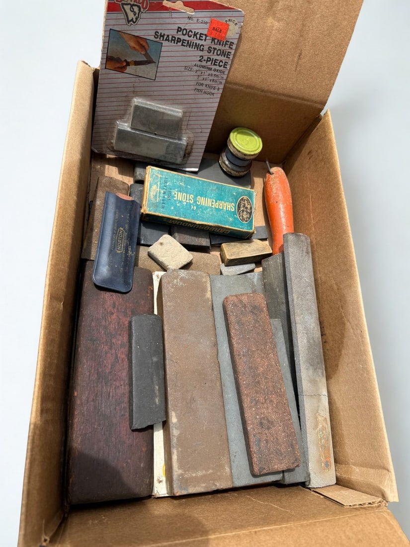 Collection of Vintage Sharpening Stones (1 of 2)