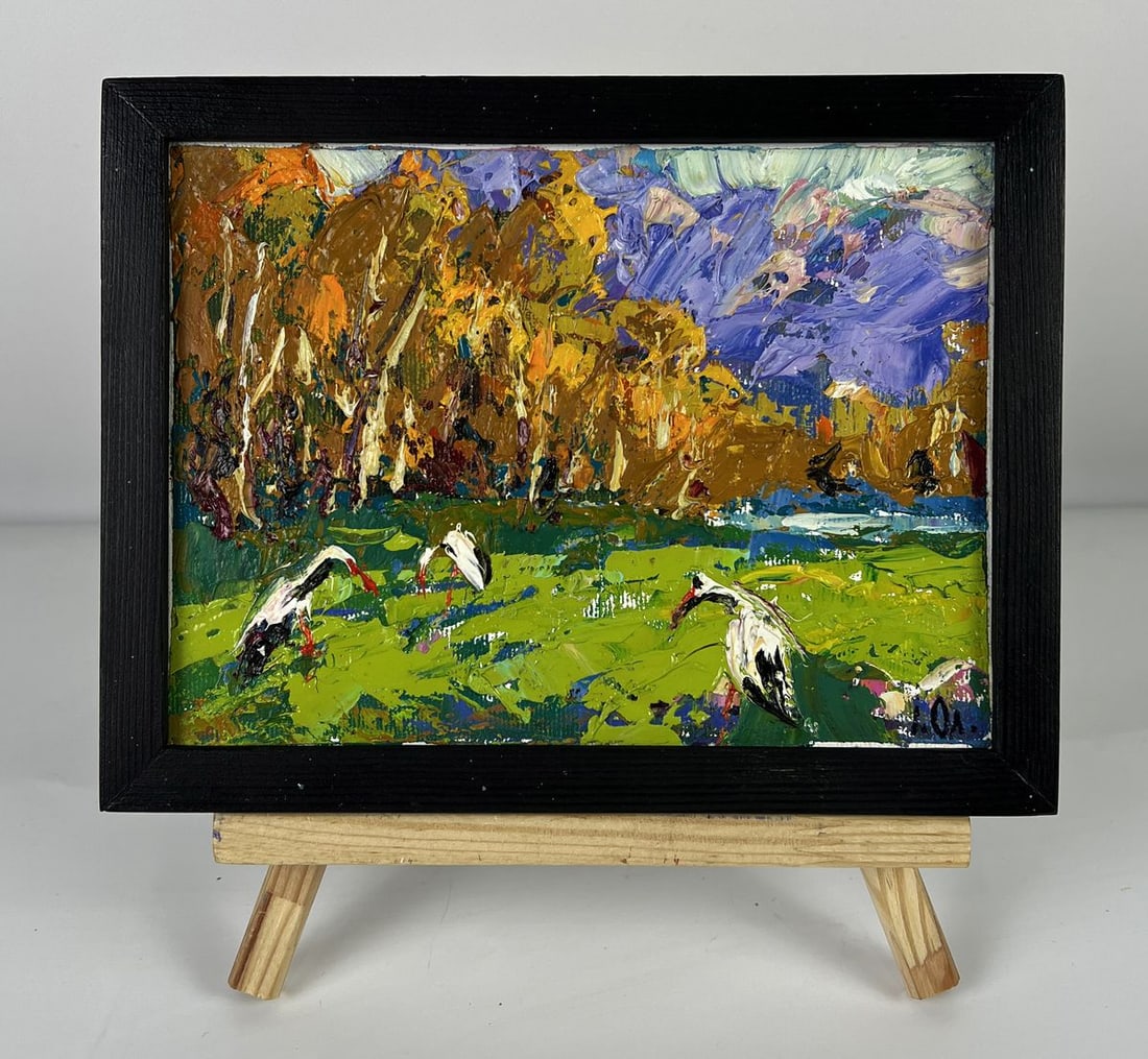 Oil painting Soon The Forest Will Be Ready Oleksiy Ivanyuk: Title: Oil painting Soon The Forest Will Be Ready Oleksiy Ivanyuk Description: AAA6487Oil painting Soon The Forest Will Be Ready Oleksiy Ivanyuk is a striking impressionist landscape filled with vibra