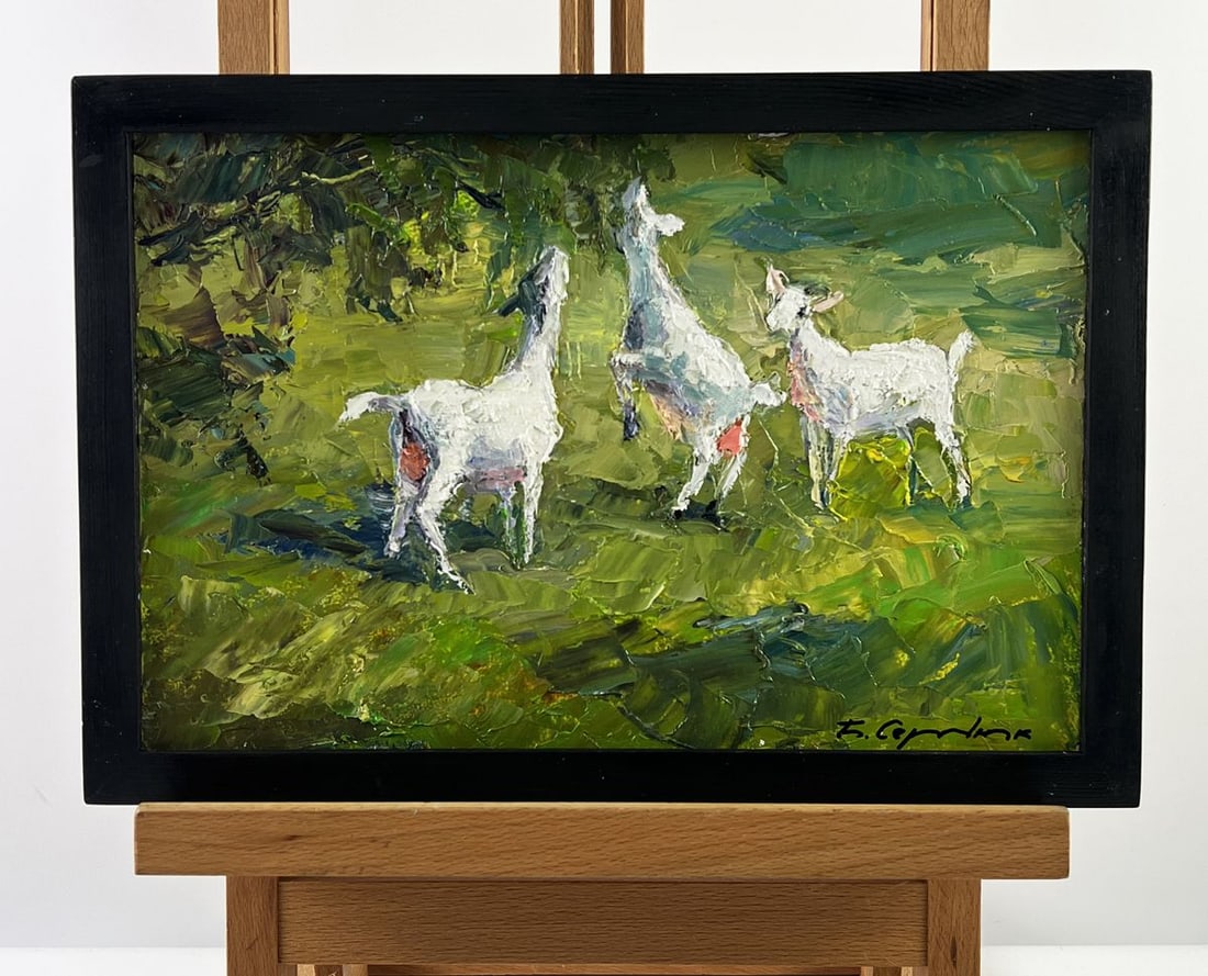 Oil painting Summer Day on the Pasture Boris Serdyuk (1 of 11)