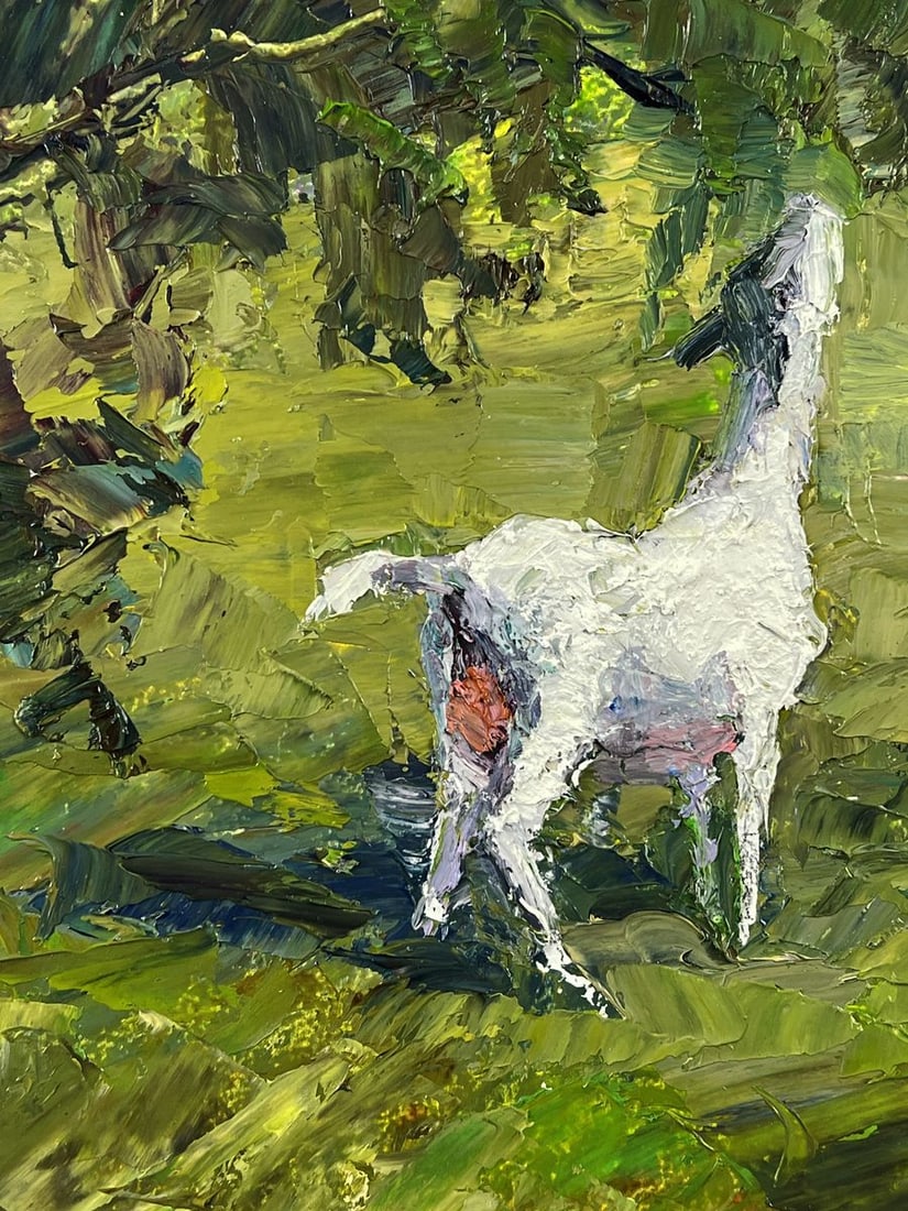 Oil painting Summer Day on the Pasture Boris Serdyuk - 4