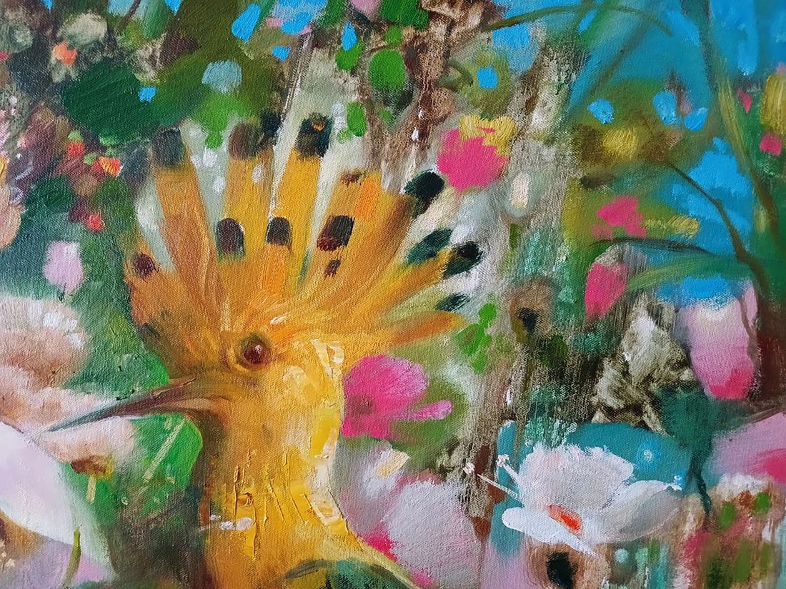Abstract oil painting Festive Fauna Anatoly Tarabanov - 6