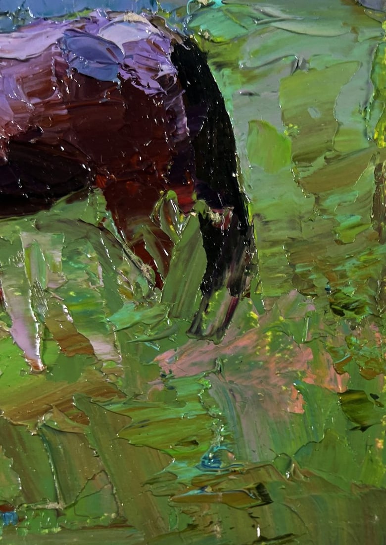 Oil painting Horses grazing peacefully Boris Serdyuk - 9