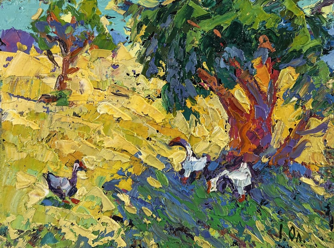 Oil painting A day filled with summer Alex Kalenyuk - 3