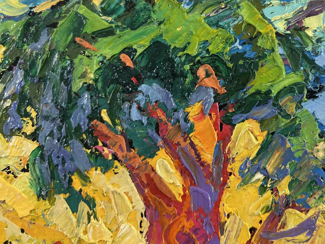 Oil painting A day filled with summer Alex Kalenyuk - 4