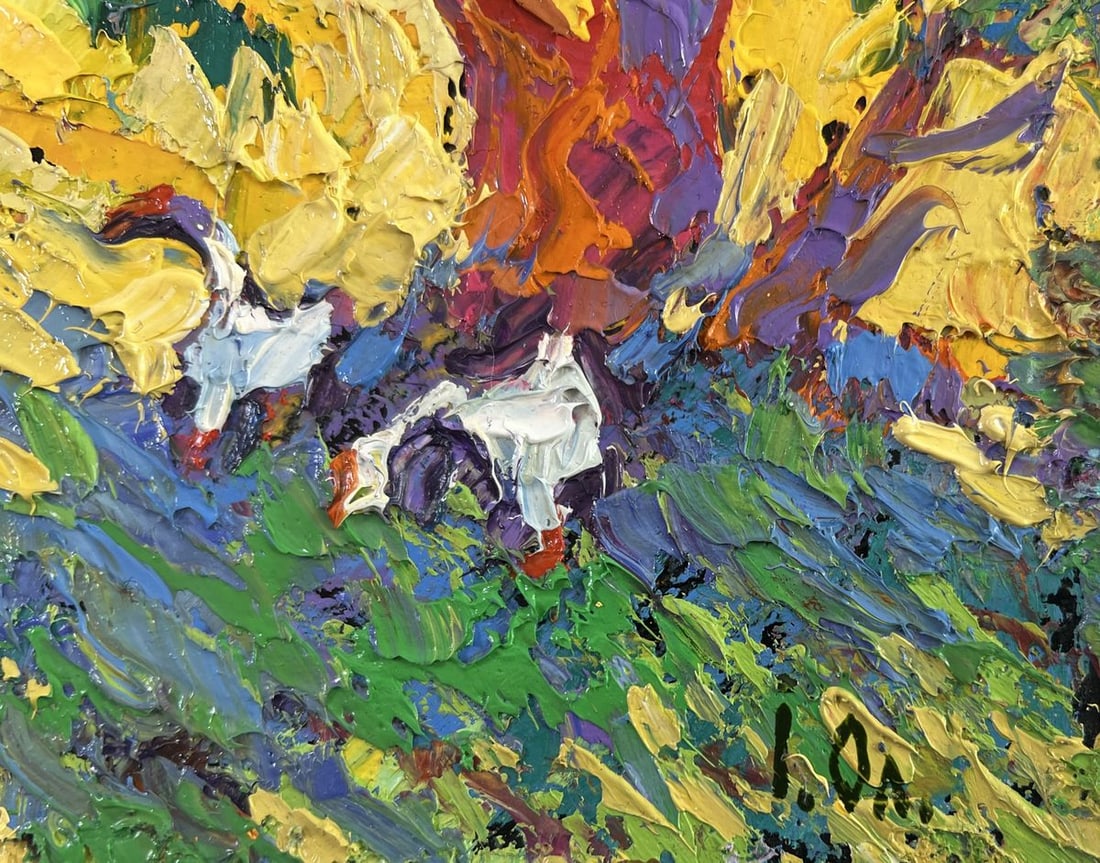 Oil painting A day filled with summer Alex Kalenyuk - 5