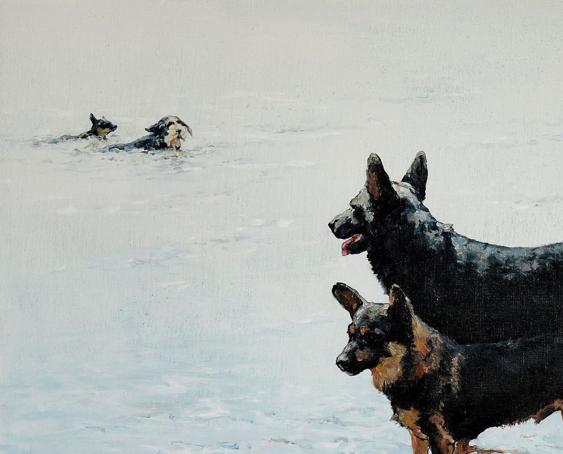Oil painting Dog fate Oleg Kateryniuk - 2