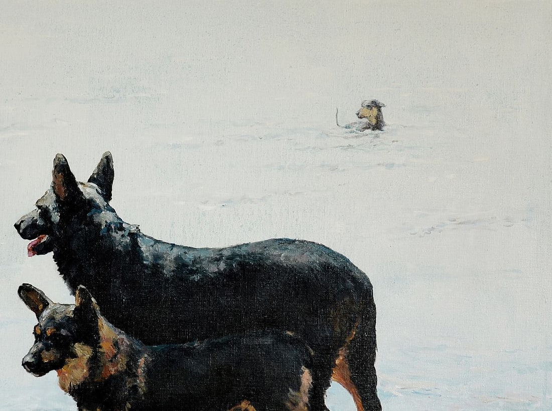 Oil painting Dog fate Oleg Kateryniuk - 3