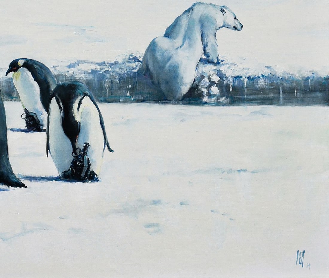 Oil painting Cold Gulf Sream Oleg Kateryniuk - 5