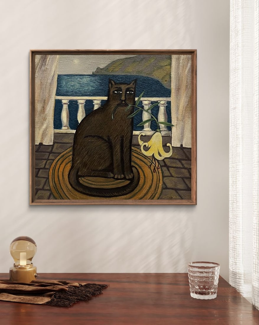Oil painting Kitty Yana Pervyakova - 3