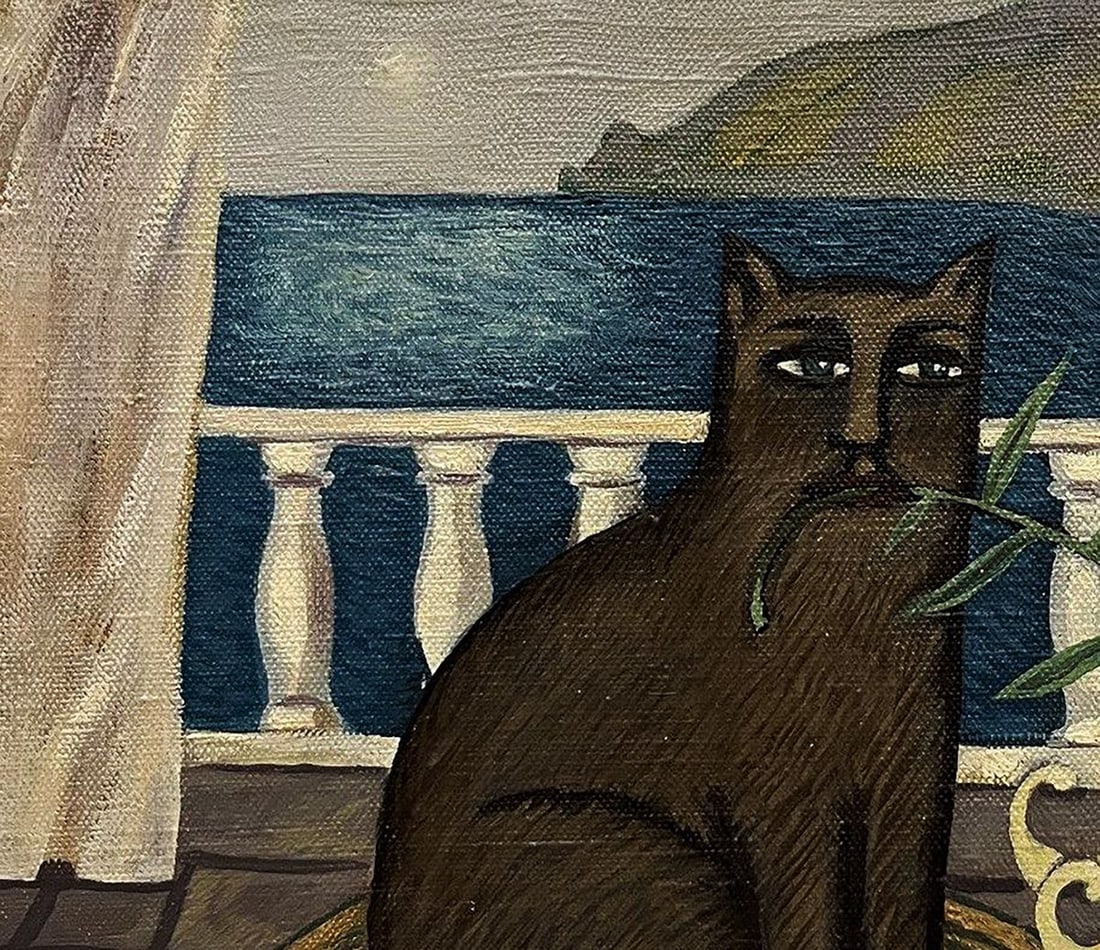 Oil painting Kitty Yana Pervyakova - 4