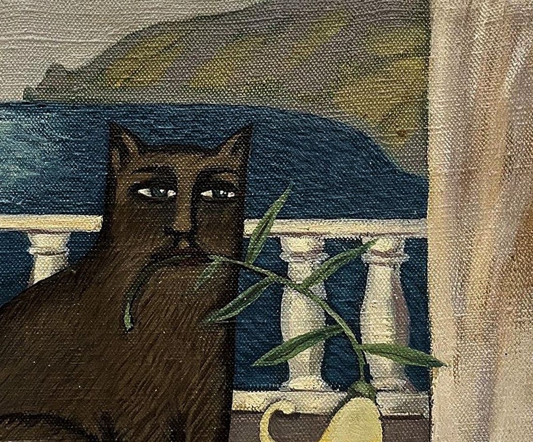 Oil painting Kitty Yana Pervyakova - 5