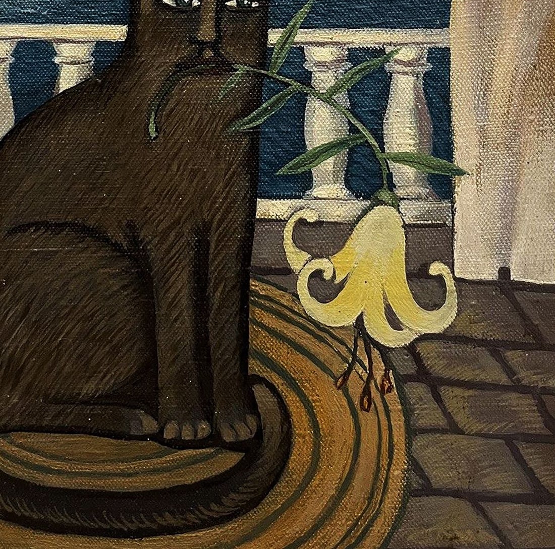 Oil painting Kitty Yana Pervyakova - 7