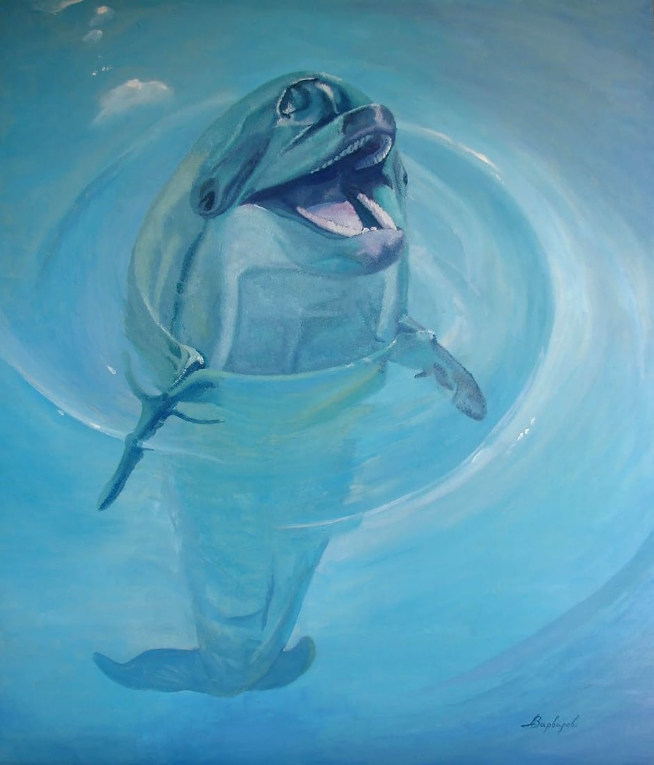Oil painting Hello Varvarov Anatoly Viktorovich (1 of 5)
