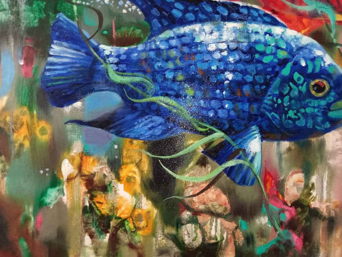 Oil painting fish Anatoly Borisovich Tarabanov - 5