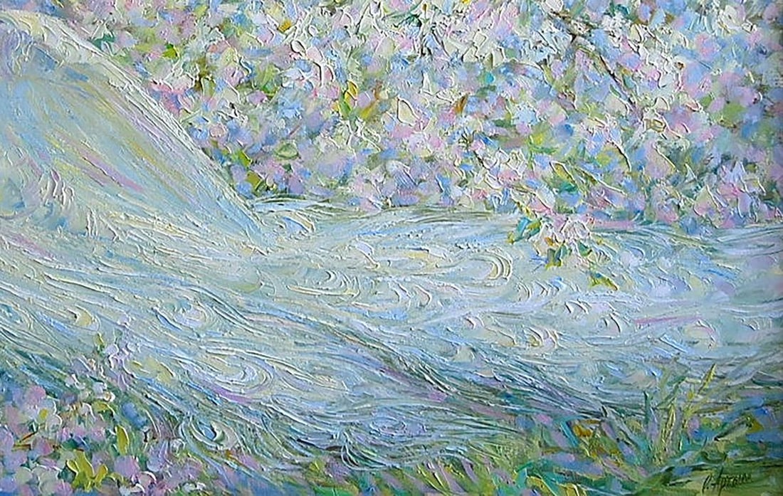 Oil painting Spring love Kotmin Olga - 5