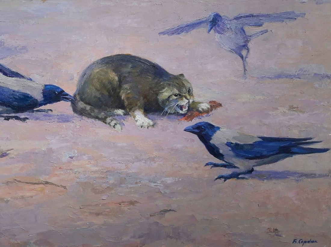 Oil painting Raven strategy Serdyuk Boris Petrovich - 2