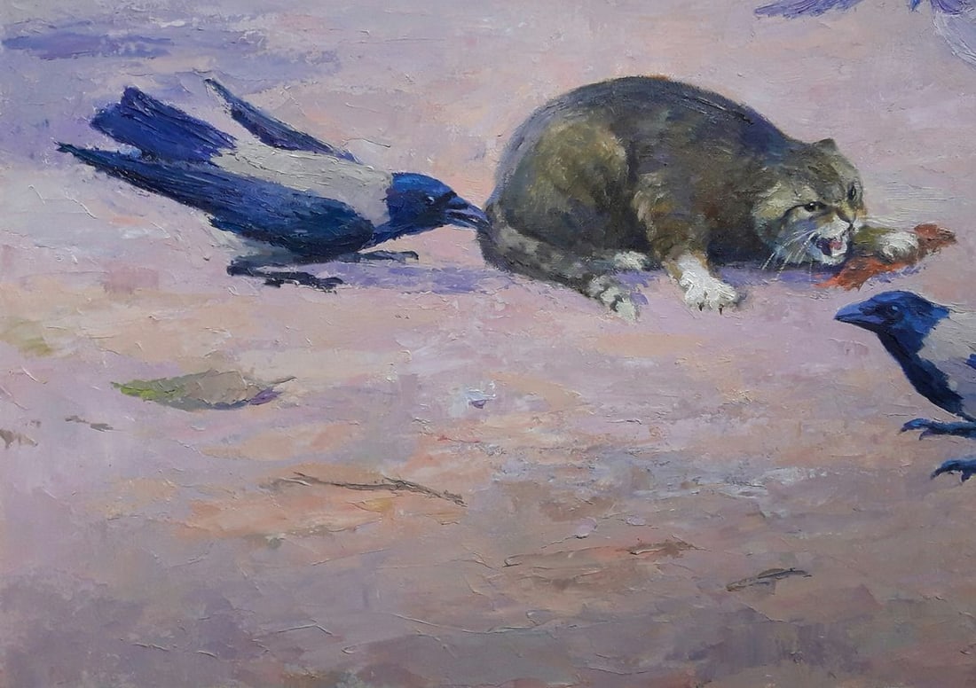 Oil painting Raven strategy Serdyuk Boris Petrovich - 4