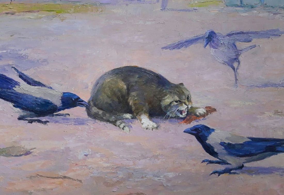 Oil painting Raven strategy Serdyuk Boris Petrovich - 6