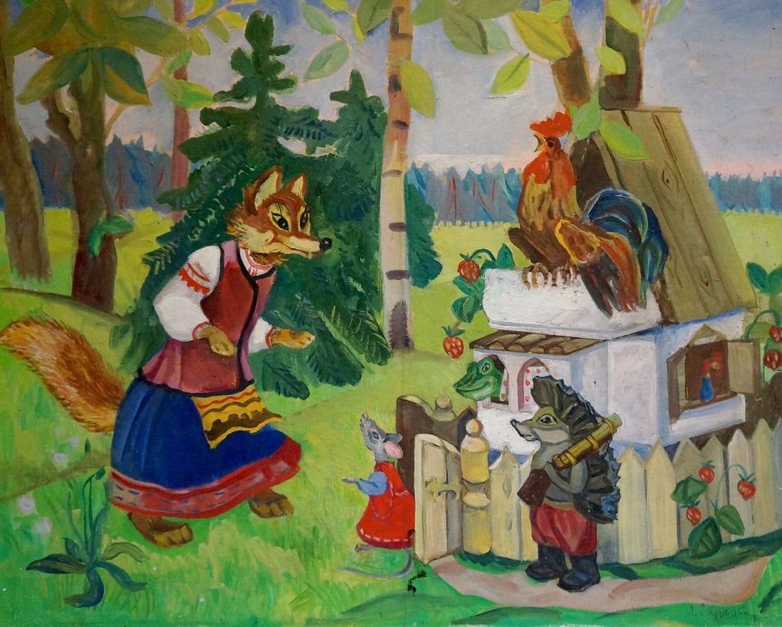 Oil painting Slavic tale Godunova Larisa Alexandrovna: Title: Oil painting Slavic tale Godunova Larisa Alexandrovna Description: Vern 1054 *** ABOUT THIS PAINTING *** * TITLE: "Slavic tale" * ARTISTS: Godunova Larisa Alexandrovna * SIZE: 80x100