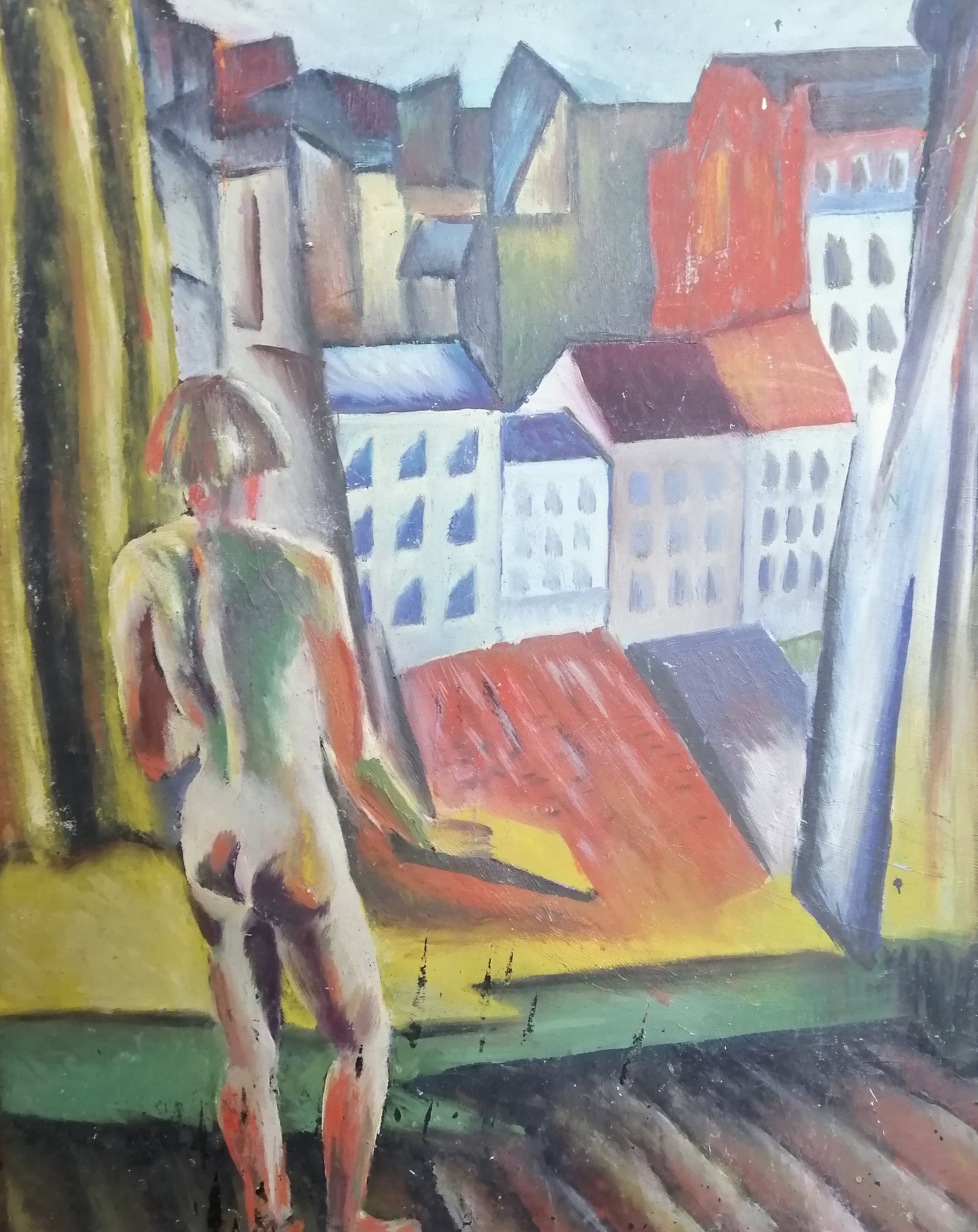 Oil painting And let the whole world wait Vadim Os'onov: Title: Oil painting And let the whole world wait Vadim Os'onov Description: 62AXE Painter: Os'onov Vadim S?ze: 49x40 cm/19.2x15.7 inch Components: oil, canvas Original painting CONDITION: exellent