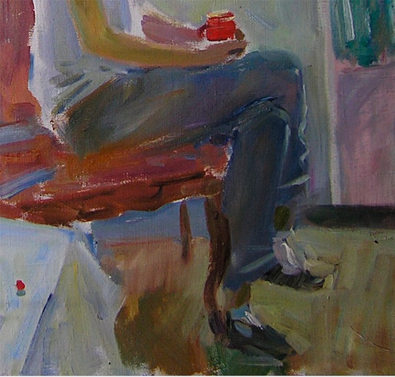 Oil painting On the porch Serg Kovalenko - 6