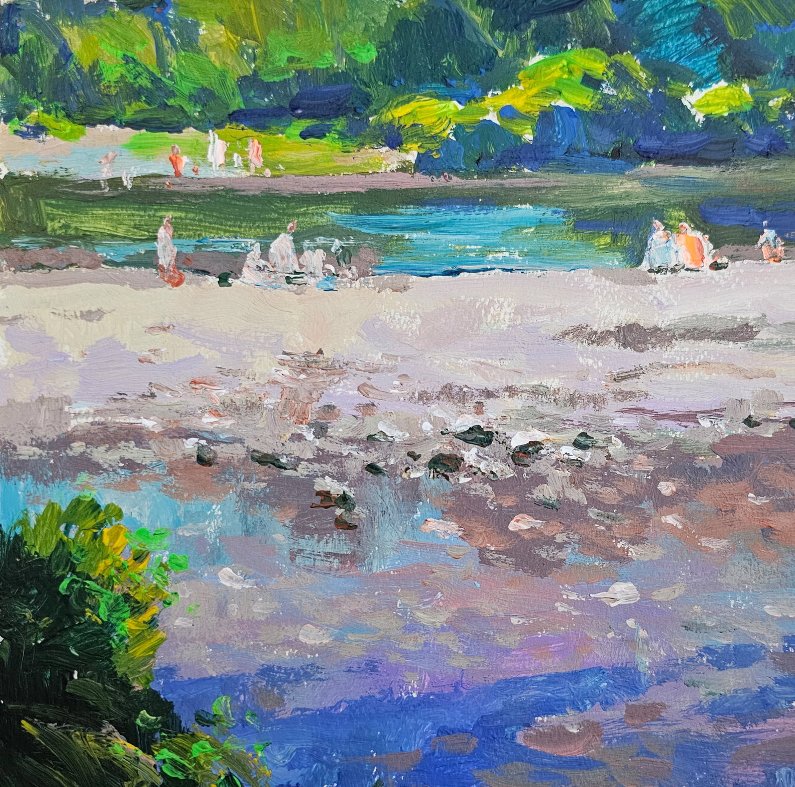 Acrylic painting Summer day Vyacheslav Petrovich Babac - 8