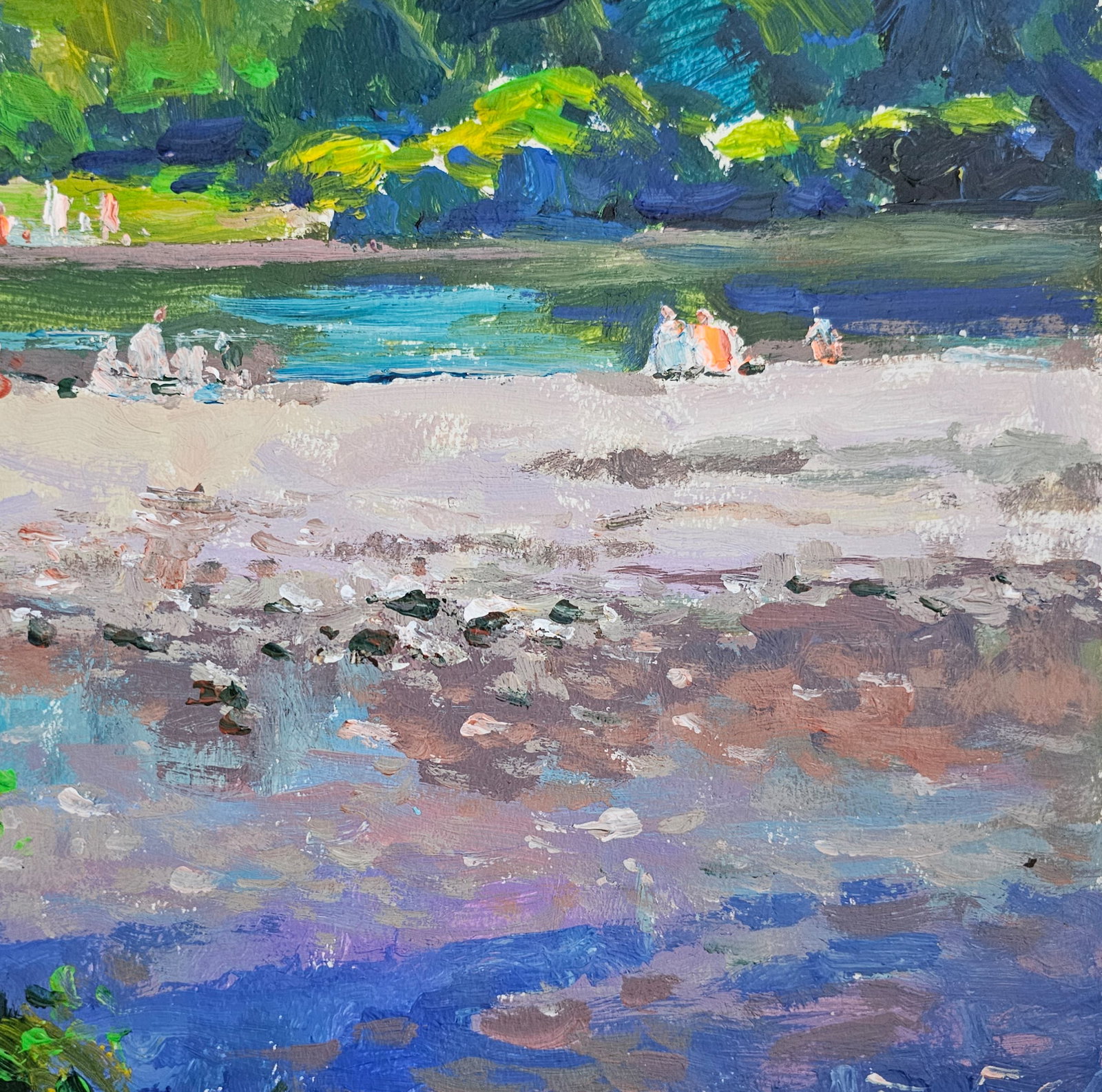 Acrylic painting Summer day Vyacheslav Petrovich Babac - 9
