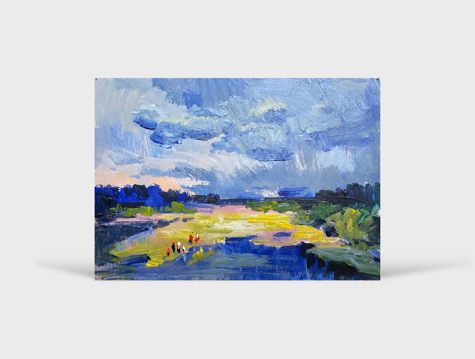 Acrylic painting a thunderstorm is likely Vyacheslav Petrovich Babac - 10