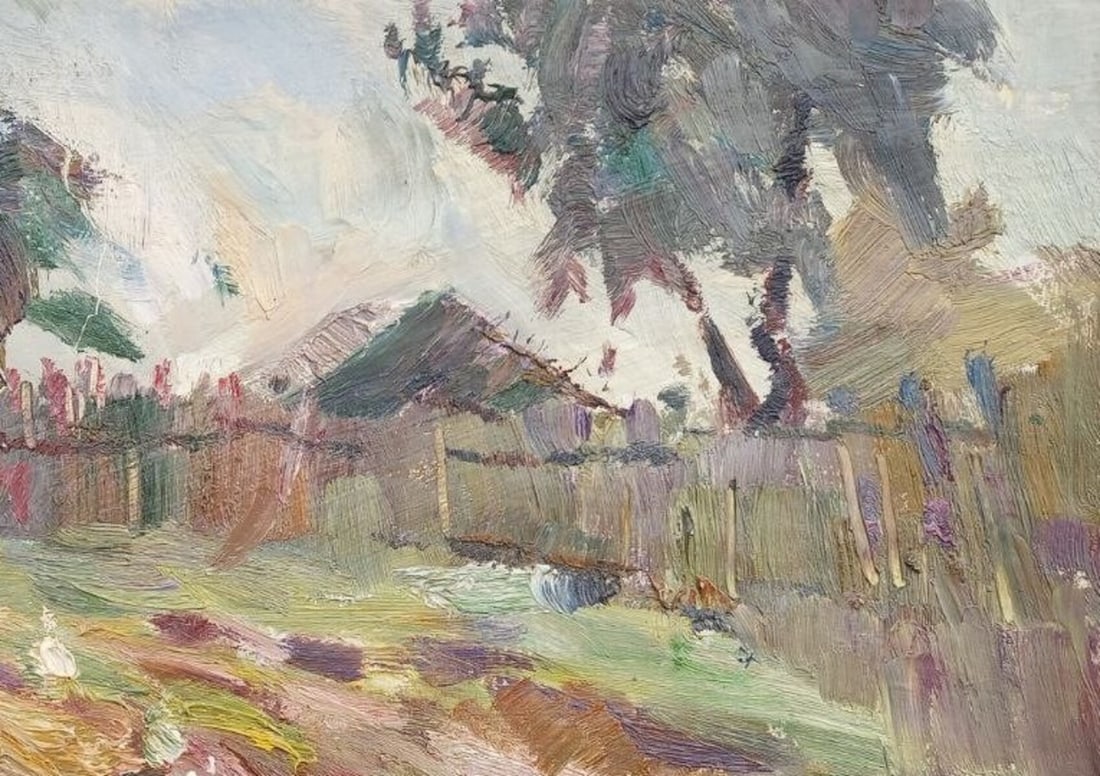 Oil painting Rural road Alex Ditriev - 2