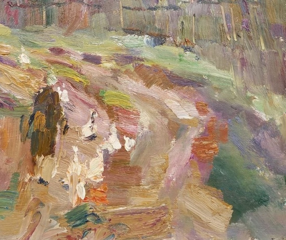 Oil painting Rural road Alex Ditriev - 3