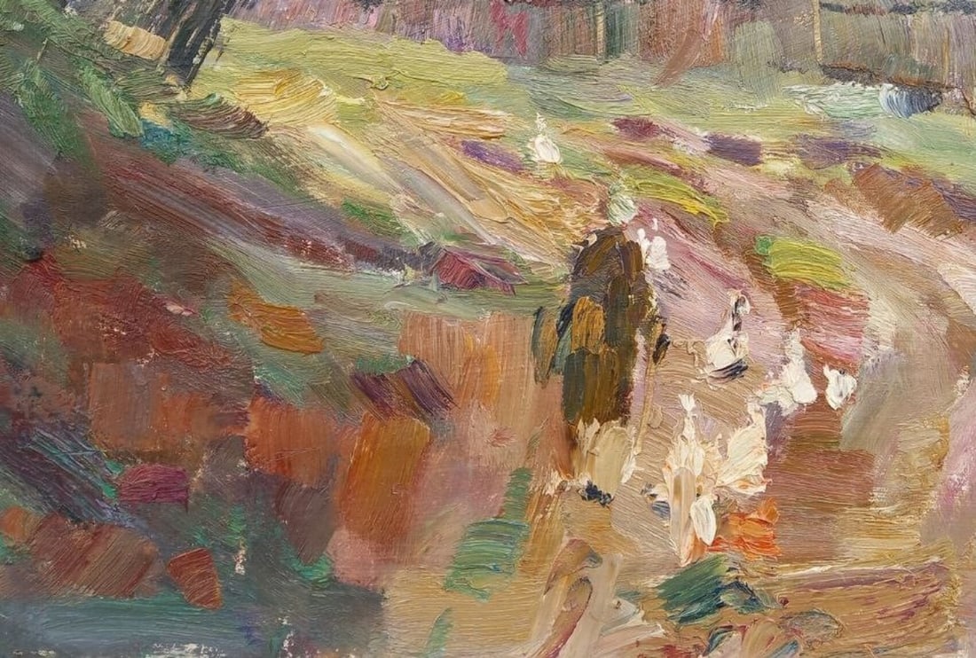 Oil painting Rural road Alex Ditriev - 4